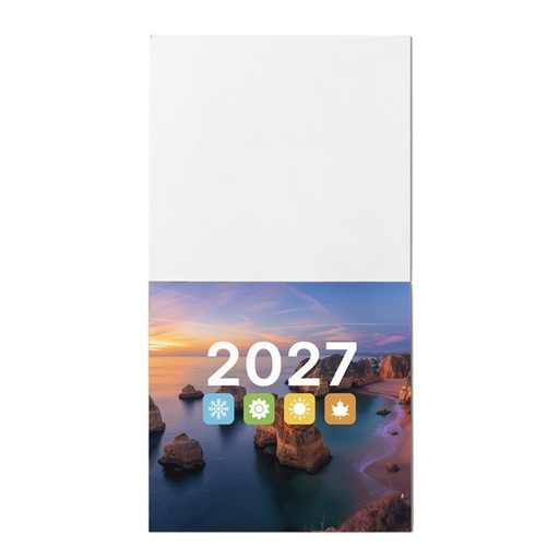 Kalendarz z magnesem GLEN CN8067 - biały