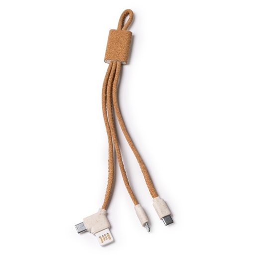 Kabel do ładowania SEVEK CR1093 - naturalny