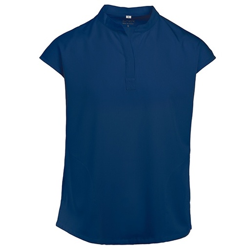 Elegancka damska tunika ze stójką EX239 - Navy