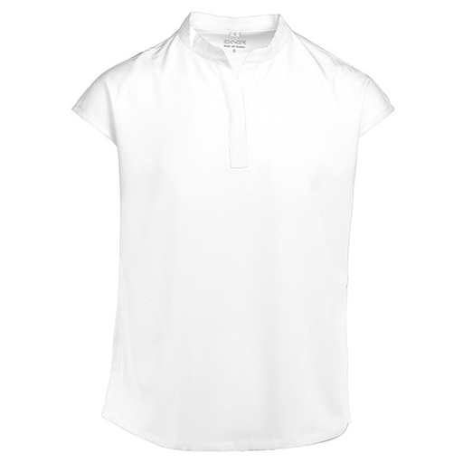 Elegancka damska tunika ze stójką EX239 - White