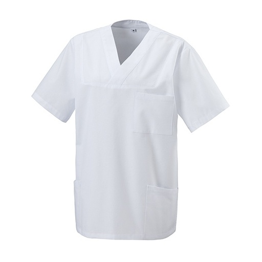 Tunika z dekoltem w szpic EX273 - White