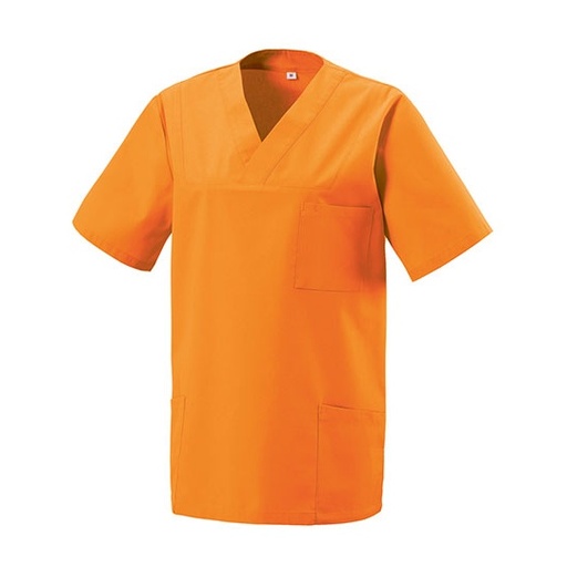 Tunika z dekoltem w szpic EX273 - Orange