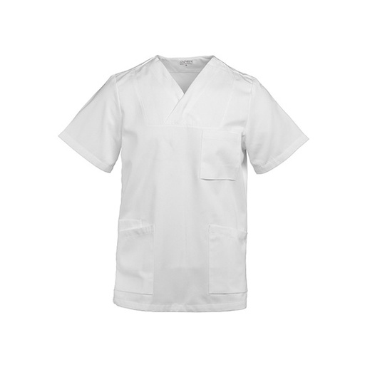 Tunika unisex z dekoltem V EX299 - White