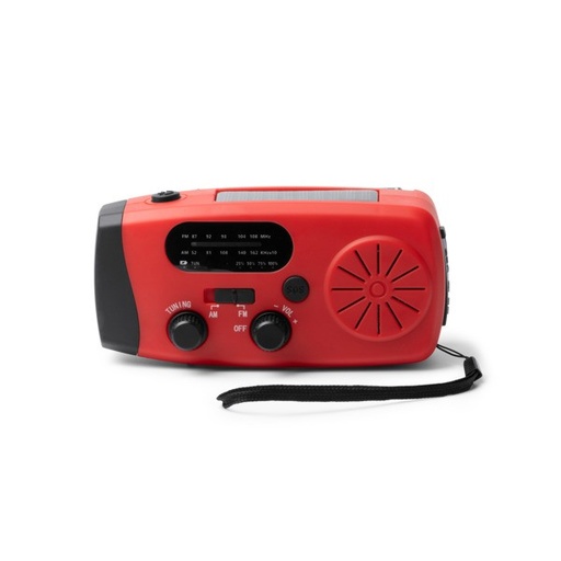 Multifunction radio NEVIL BS1988 - czerwony