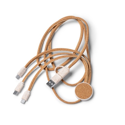 Kabel do ładowania METRIK CR1094 - naturalny