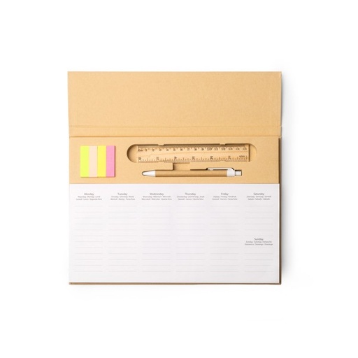 Weekly planner DAIBER HW2061 - naturalny