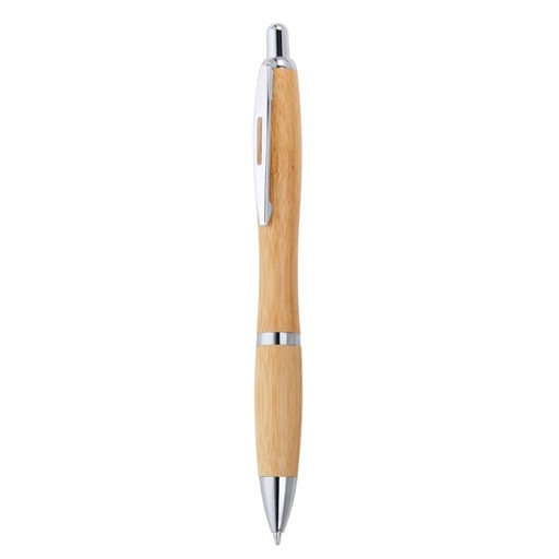 Długopis bambusowy SAGANO HW8031 - srebrny
