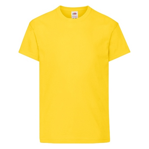 Dziecięcy T-shirt klasyczny F110K - Yellow
