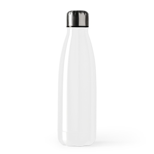 Stalowy bidon o pojemności 700 ml ALPINIA MD4042 - biały