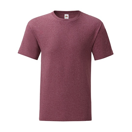 T-shirt slim F130 - Heather Burgundy