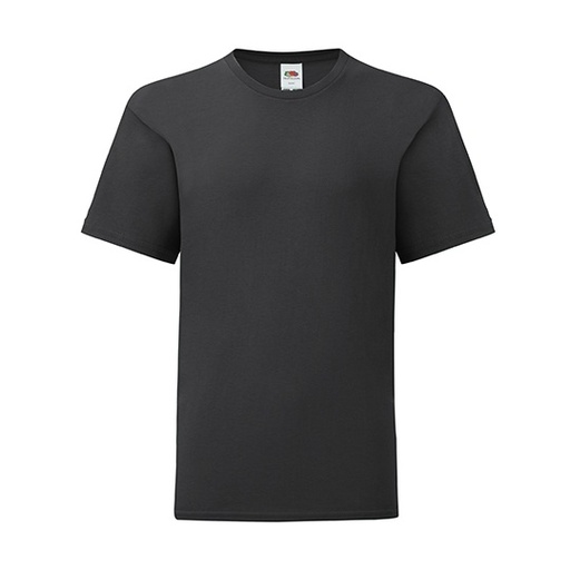 T-shirt dziecięcy slim F130K - Black