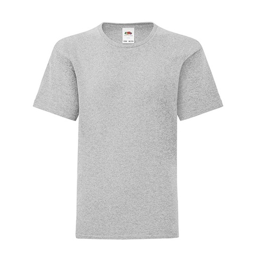 T-shirt dziecięcy slim F130K - Heather Grey