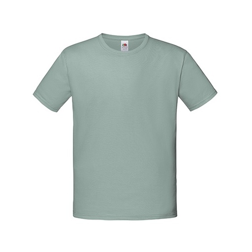 T-shirt dziecięcy slim F130K - Sage