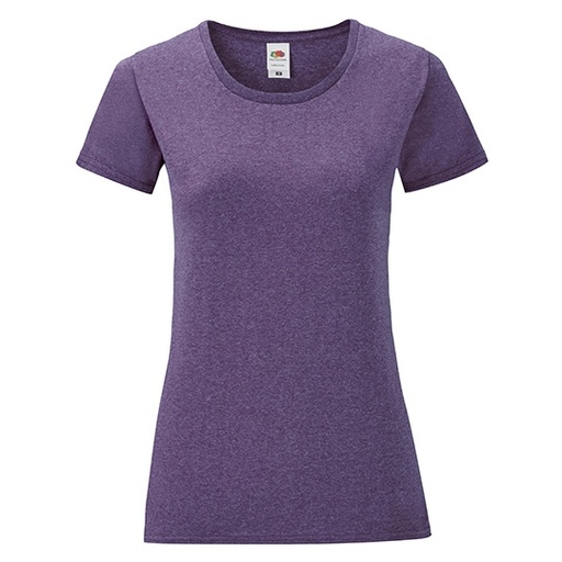 Damski T-shirt Slim F131 - Heather Purple