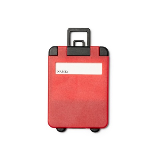 Identyfikator bagażu CHARTER TA8204 - czerwony