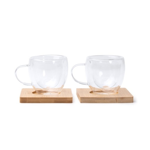 Mug set ROBUS TZ1849 - przezroczysty