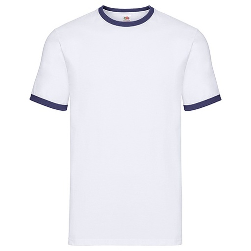 Koszulka Ringer F159 - White & Navy