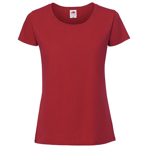 Damski T-shirt Slim F186 - Red