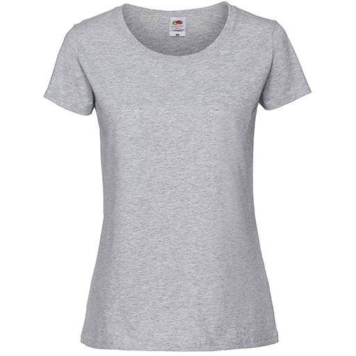Damski T-shirt Slim F186 - Heather Grey