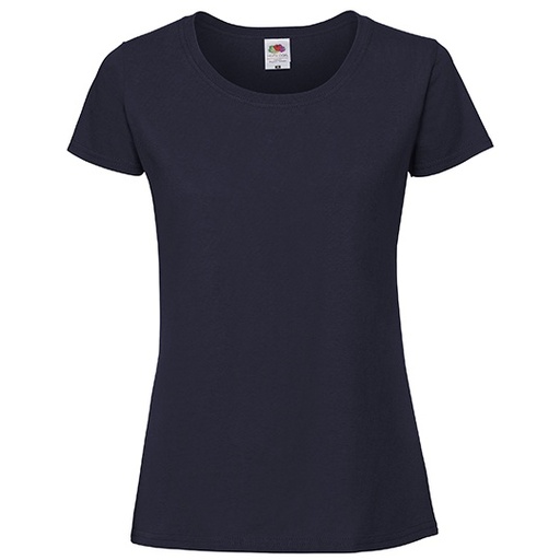 Damski T-shirt Slim F186 - Deep Navy