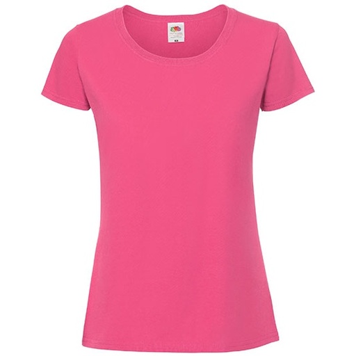 Damski T-shirt Slim F186 - Fuchsia