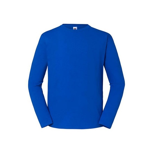 T-shirt męski z długim rękawem 100% bawełna F195 - Royal Blue