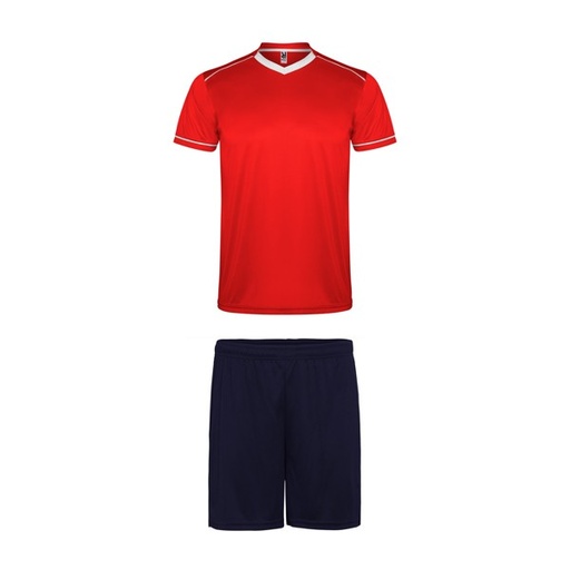 Strój sportowy UNITED CJ0457 - czerwony/niebieski