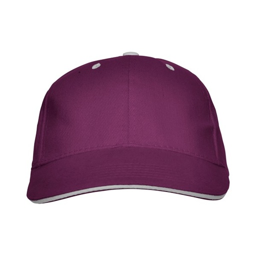 Czapka PANEL GO7008 - purpurowy