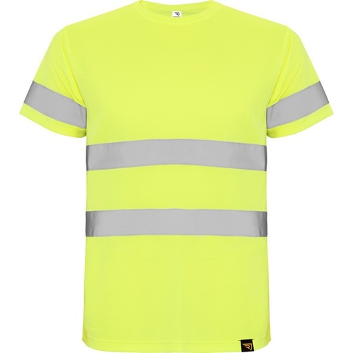 Koszulka z krótkim rękawem odblaskowa DELTA HV9310 - żółty fluorescencyjny
