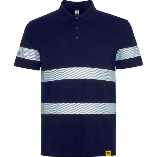 Koszulka polo odblaskowa FORAN HV9324 - granatowy