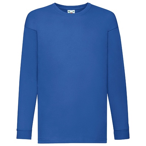 Dziecięcy klasyczny T-shirt z długim rękawem F240K - Royal Blue