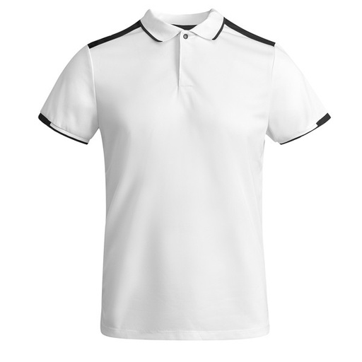 Koszulka polo TAMIL PO0402 - biały/czarny