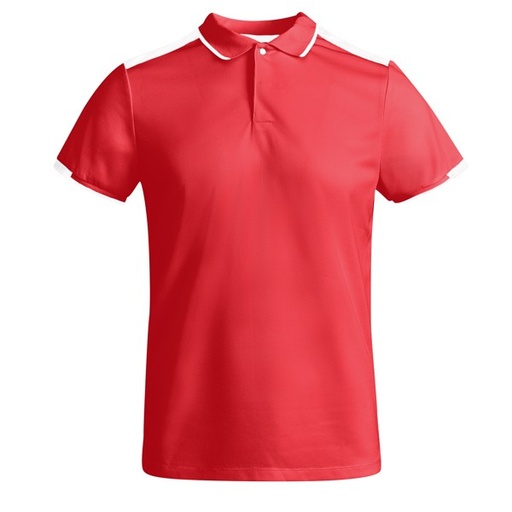 Koszulka polo TAMIL PO0402 - czerwony/biały
