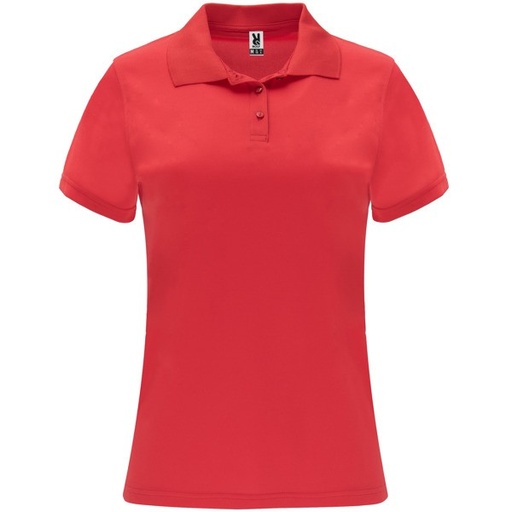Koszulka polo MONZHA WOMAN PO0410 - czerwony