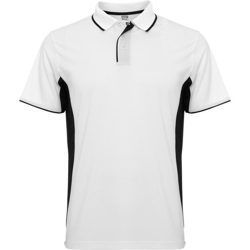 Koszulka polo MONTMELO PO0421 - biały/czarny