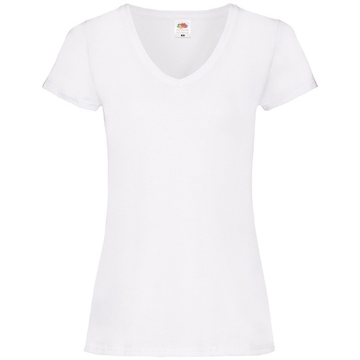 Koszulka Damska Slim Bawelniana F271N - White