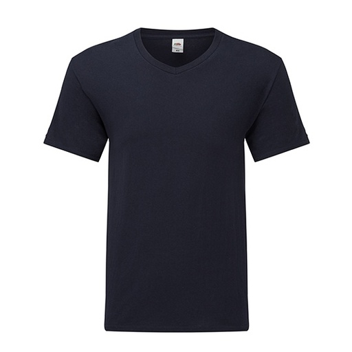 T-shirt Meski Slim Fit Bawelniany F273 - Deep Navy