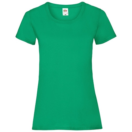 Damska koszulka slim F288N - Kelly Green