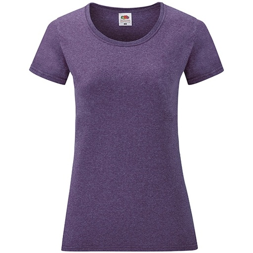 Damska koszulka slim F288N - Heather Purple