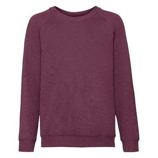 Bluza Dziecieca Raglanowa Bawelniana F304NK - Burgundy