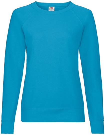 Damska lekka bluza Raglan  - Azure Blue