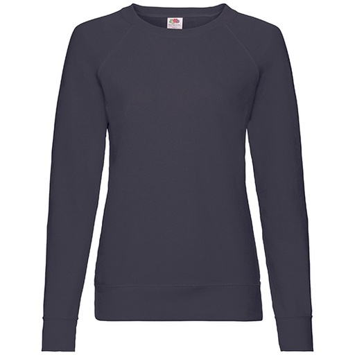 Bluza Damska Raglanowa Lekka Nieczesany Fleece F315 - Deep Navy