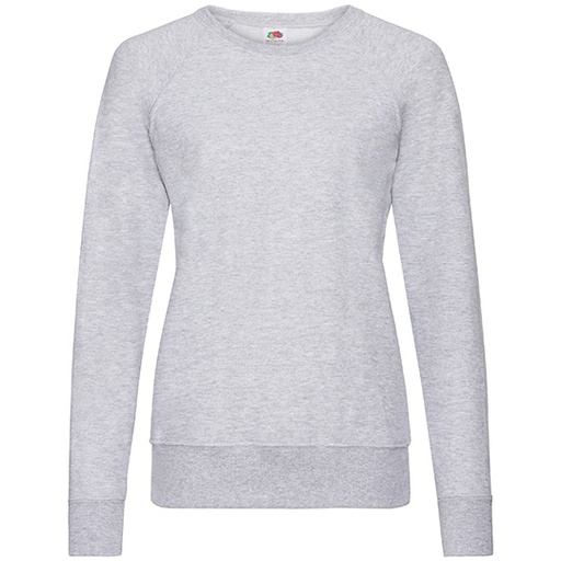 Damska lekka bluza raglanowa Slim F315 - Heather Grey