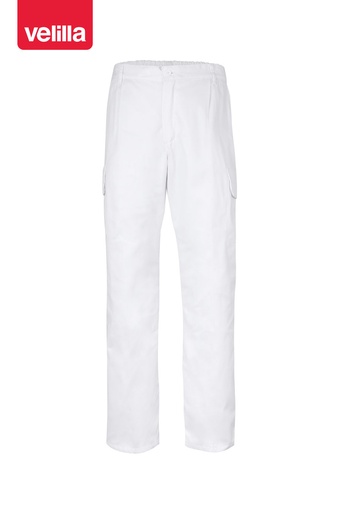 Spodnie z wieloma kieszeniami 103006 - WHITE 07