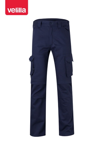 Spodnie stretch z wieloma kieszeniami 103012S - NAVY BLUE 61