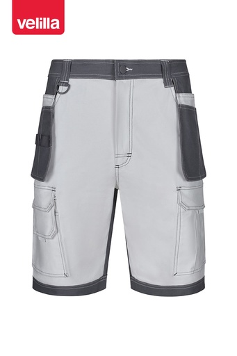 Spodenki dwukolorowe stretch 103029S - WHITE/GREY 07/08
