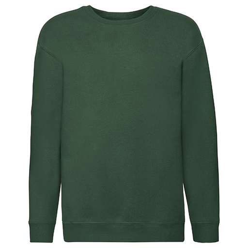 Bluza Klasyczna Bawelniana Poliestrowa F324K - Bottle Green