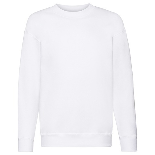 Bluza Klasyczna Bawelniana Poliestrowa F324K - White