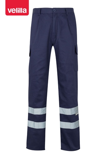 Spodnie z wieloma kieszeniami z odblaskami 159 - MARINE BLUE 01