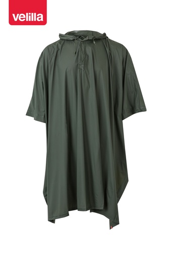 Ponczo przeciwdeszczowe z kapturem 187 - GREEN 02